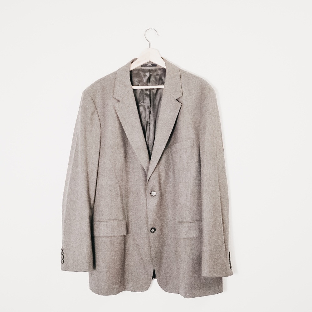 J. Crew Three Button Stretch Wool Suit Blazer 46R